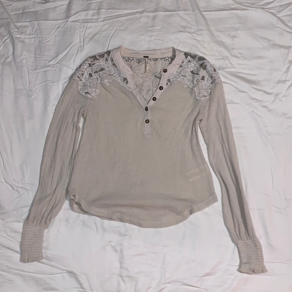 free people long sleeve top